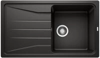 BLANCO SONA 5 S | Granitsp&uuml;le aus SILGRANIT schwarz | Einbauart: Einbau von Oben 