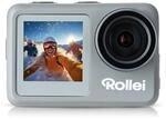 Rollei Action-Cam 9s Plus I 4K 60fps Unterwasserkamera mit Selfie-Display,