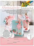 folia 9381 - Adventskalender Bastelset Geschenktaschen Pastell, mit 24 vorgestanzten