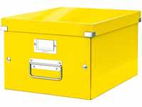 Leitz Click & Store Aufbewahrungs- und Transportbox, A4, gelb, 60440016, Mittel