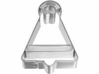 Birkmann 1010707610 Aussstechform Glocke geometrisch 5,6 cm, Kunststoff, Grau,...
