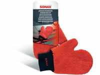 SONAX Microfaser WaschHandschuh (1 Stück) bequemer Handschuh mit maximalem