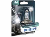 Philips X-tremeVision Pro150 H4 Scheinwerferlampe +150%, Einzelblister, 553330,