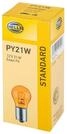 HELLA 8GA 006 841-121 Gl&uuml;hlampe - PY21W - Standard - 12V - 21W - Sockelausf&uuml;hrung: