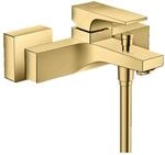 hansgrohe Wannenarmatur Metropol, Aufputz Einhebel-Wannenmischer, Polished Gold...