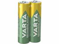VARTA Batterien AA, wiederaufladbar, 2 Stück, Recharge Accu Recycled, Akku,...