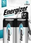 Energizer E301323900 Max Plus Mono (D) 2 St&uuml;ck Chrom