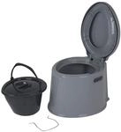 Bo-Camp Campingtoilette Kompost Eimer Toilette Reise Camping WC Mobil Bau Klo