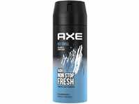 Axe Bodyspray Ice Chill Deo ohne Aluminium sorgt 48 Stunden lang für effektiven