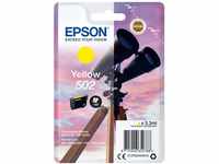 Epson Original 502 Tinte Fernglas Singlepack gelb Standard, XP-5100 XP-5105...