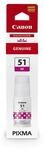 Canon GI-51 Magenta Ink Bottle - 4547C001, black