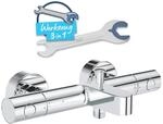 GROHE Precision Get, Badewannenarmatur, wassersparend (Thermostat f&uuml;r stets