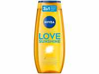 NIVEA Love Sunshine Pflegedusche (250 ml), pH-hautneutrales Duschgel mit...