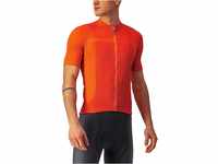 castelli Men's CLASSIFICA Jersey Sweatshirt, Brilliant Orange, M