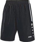 JAKO Kinder Fu&szlig;ball Sporthose Turin, Schwarz/Wei&szlig;, 116, 4462