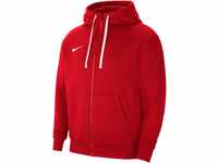 Nike Herren M Nk Flc Park20 Fz Hoodie Sweatshirt, University Red/White/White, S...
