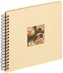 walther design Fotoalbum creme 26 x 25 cm Spiralalbum mit Cover-Ausstanzung, Fun