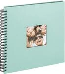 walther design Fotoalbum mintgr&uuml;n 30 x 30 cm Spiralalbum mit Cover-Ausstanzung, Fun