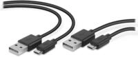 Speedlink STREAM Play & Charge USB Cable Set &ndash; 2 Ladekabel f&uuml;r