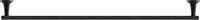 Duravit Badetuchhalter Starck T, einarmig, Wandmontage, 81 cm, Schwarz Matt,...