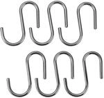 Metaltex, verchromt Lonardo Haken 6er Set, 350342, Silber, Anzahl: 6 St&uuml;ck