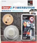 tesa Powerbutton Haken Classic aus verchromtem Metall - selbstklebender...