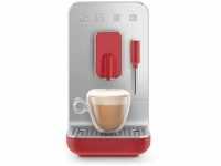 Smeg, Kaffeevollautomat mit Dampffunktion BCC02RDMEU, Dampfdüse, integriertes