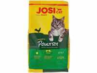 JosiCat Crunchy Poultry (7 x 650 g),4,55 kg Karton| Premium Trockenfutter für