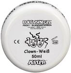 Eulenspiegel - Profi-Aqua Schminke Clown-Wei&szlig;, 50 ml | Wasserbasierte Schminke...