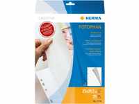 HERMA 7578 Fotokarton weiß, 25 Stück, 23 x 29,7 cm, 220 g/m², Tonkarton zum