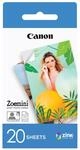 Canon Zink&trade; Fotopapier &ndash; Selbstklebendes 2x3" Fotopapier (20 Blatt) &ndash; Drucken