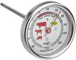 TFA Dostmann Analoges Bratenthermometer aus Edelstahl, 14.1028, ideal f&uuml;r Fleisch,