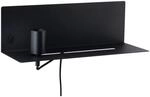 Paulmann 78920 Wandleuchte Devara mit Ablage max. 40 Watt Wand-Leselampe Schwarz