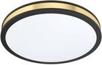 EGLO LED Deckenleuchte Pescaito, 1 flammige Wandlampe, Deckenlampe aus Stahl in