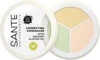 SANTE Naturkosmetik 3-in-1 Correcting Concealer - 6g - kaschiert Augenringe &