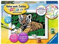 Ravensburger CreArt 29605 - S&uuml;&szlig;er Tiger - Malen nach Zahlen Tiger f&uuml;r Kinder...