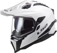 LS2 Unisex &ndash; Erwachsene Explorer motorradhelm, wei&szlig;, XL