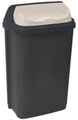 keeeper Abfallbeh&auml;lter mit Rolldeckel, 10 l, Rasmus, Graphit Grau