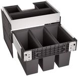 BLANCO SELECT II 60/3 Orga | Abfall M&uuml;llsystem | f&uuml;r 60 cm breite Unterschr&auml;nke 