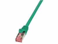 LogiLink CQ2055S CAT6 S/FTP Patch Kabel PrimeLine AWG27 PIMF LSZH grün 2,00m, 3