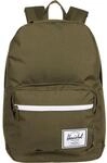 Herschel Supply Co. Pop Quiz Offset Rucksack, Efeugr&uuml;n/Chicor&eacute;e-Kaffee,...