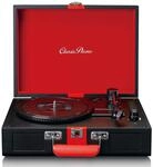 Classic Phono by Lenco TT-110 Plattenspieler - Kofferplattenspieler - 33, 45 und 78