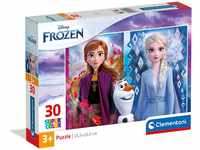 Clementoni 20251 Supercolor Frozen 2 – Puzzle 30 Teile ab 3 Jahren, buntes
