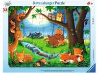 Ravensburger Kinderpuzzle - 05146 Wenn kleine Tiere schlafen gehen -...