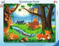 Ravensburger Kinderpuzzle - 05146 Wenn kleine Tiere schlafen gehen -...