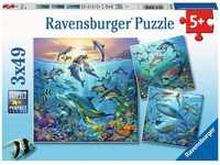 Ravensburger Kinderpuzzle - 05149 Tierwelt des Ozeans - Puzzle für Kinder ab 5