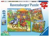 Ravensburger Kinderpuzzle - 05150 Ritterturnier im Mittelalter - Puzzle für...