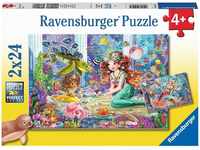 Ravensburger Kinderpuzzle - 05147 Zauberhafte Meerjungfrauen - Puzzle für...