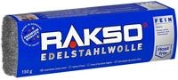 RAKSO Edelstahlwolle fein - 150g, 1 Banderole, rostfrei, hygienische Reinigung,