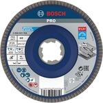 Bosch 1x PRO Metal X571 F&auml;cherschleifscheibe, abgewinkelte Ausf&uuml;hrung f&uuml;r X-Lock